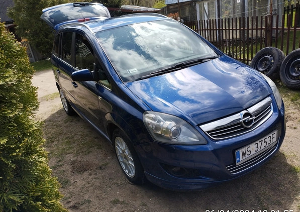 Opel Zafira cena 9500 przebieg: 297000, rok produkcji 2008 z Siedlce małe 781